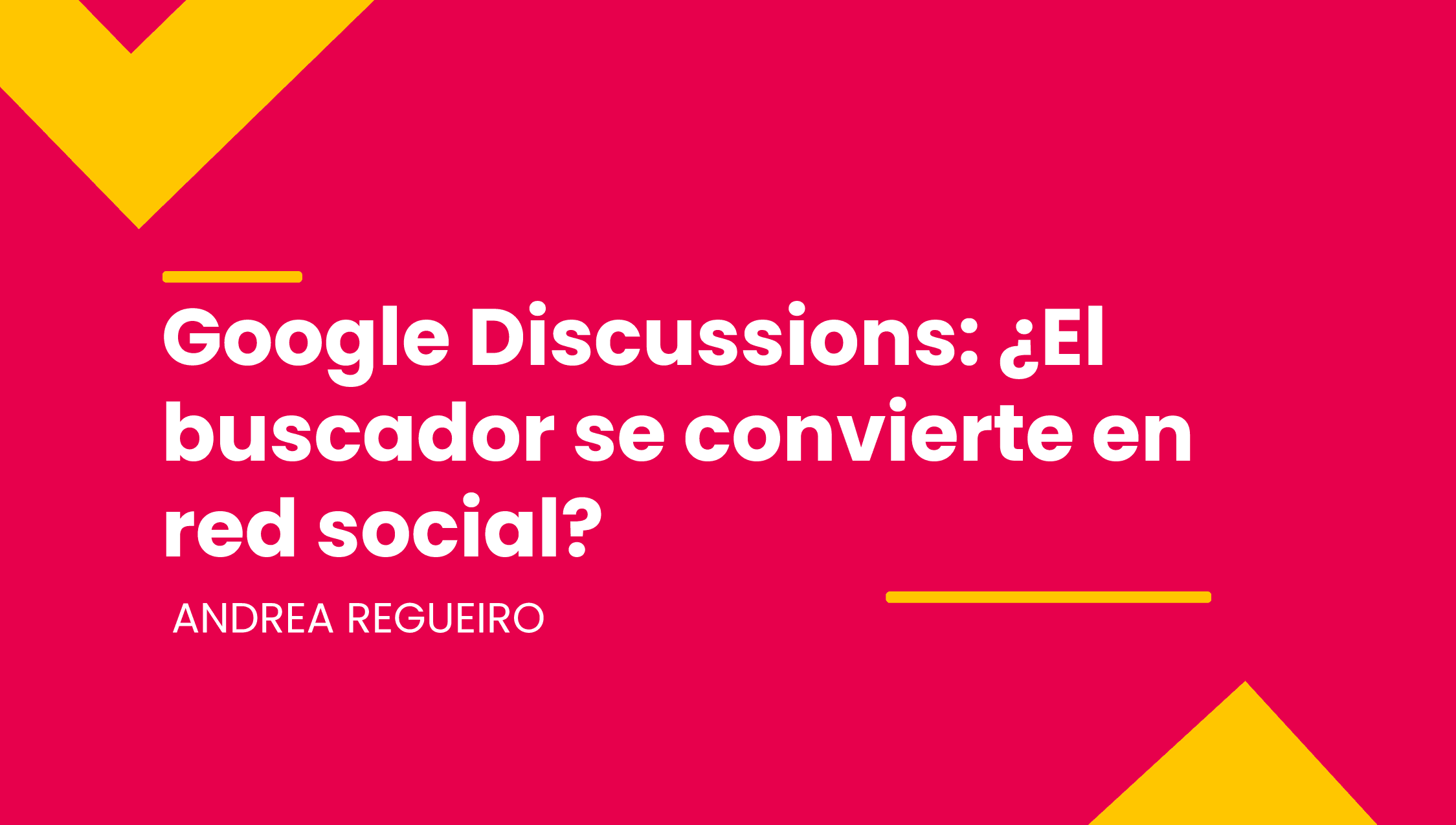 Google Discussions y el SEO