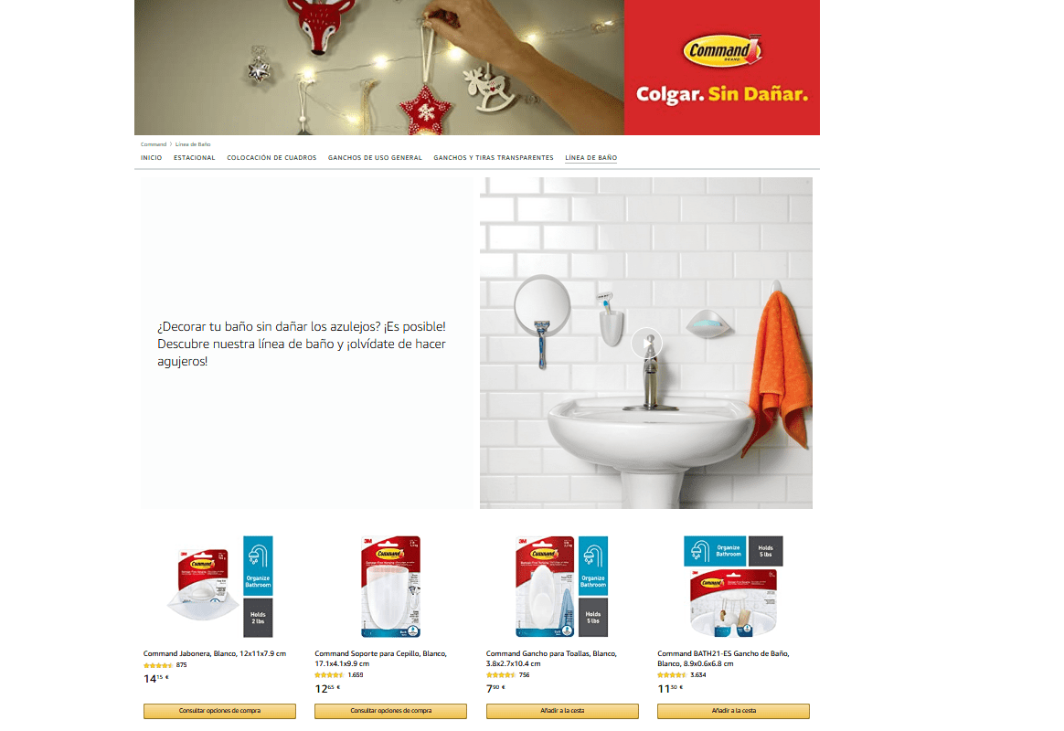 Las stores de Amazon incluyen herramientas de analítica para mejorar los anuncios